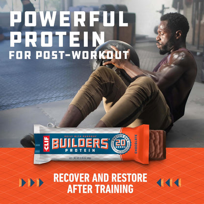 CLIF Builders Protein Bar 68g – Chocolate Peanut Butter Flavor | High Protein Bar | 1pcs - 2pcs