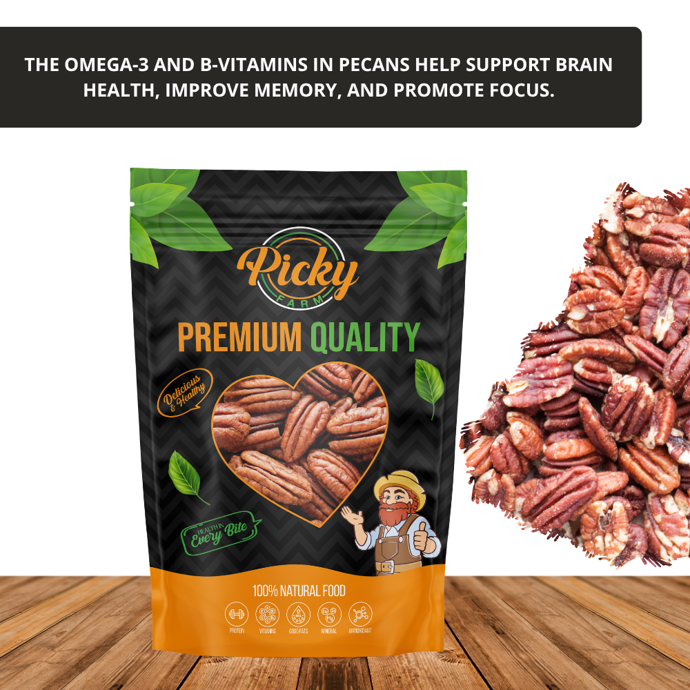 Roasted Pecan | Premium Pecan Nuts | Rich, Buttery Flavor | 150g / 200g / 500g