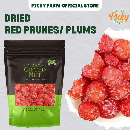 Dried Red Prunes | Premium Dried Plums | Naturally Sweet & Juicy | 150g - 1kg