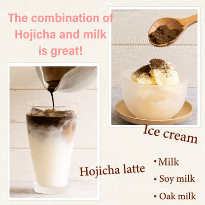 Hojicha Powder | Roasted Green Tea | Nutty Aroma | Perfect for Lattes & Desserts