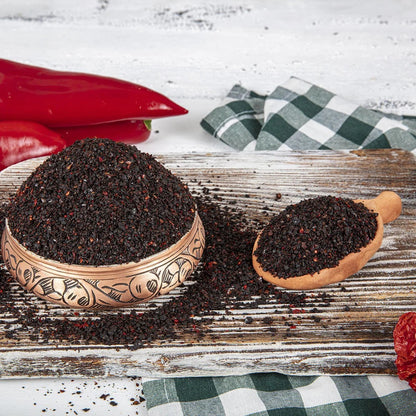 Turkish Black Chili (Isot) – Premium Smoky & Mild Heat Pepper Flakes | Authentic Urfa Chili