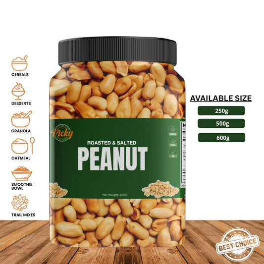 Salted Peanut | Premium Roasted Peanuts | Crunchy, Fresh & Flavorful Snack