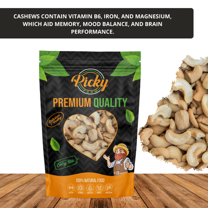 Salted Cashew | Premium Roasted Cashew Nuts | 150g / 200g / 500g