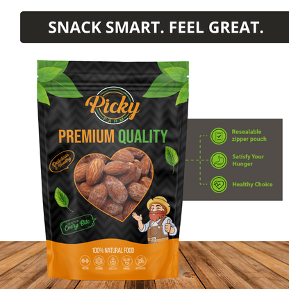 Garlic Flavored Almond | Roasted Almonds with Garlic Seasoning | 150g / 200g / 500g