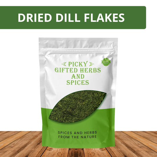 Dill Flakes 50g | Premium Aromatic Dill Herb | Perfect for Fish, Yogurt Sauces, Salads & Mediterranean Cooking