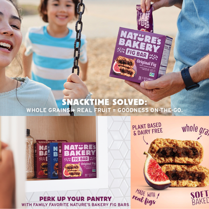 Nature’s Bakery Fig Bar Blueberry 57g – Real Fruit & Whole Grains | Energy Bar | Plant-Based Snack