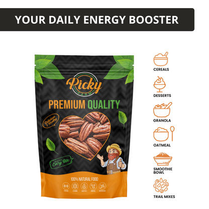 Roasted Pecan | Premium Pecan Nuts | Rich, Buttery Flavor | 150g / 200g / 500g