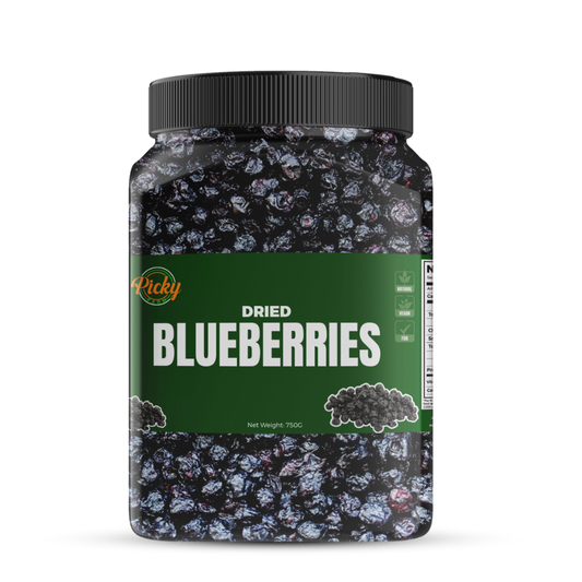 Dried Blueberries | Premium Natural Blueberries, Unsweetened | 250g - 1kg