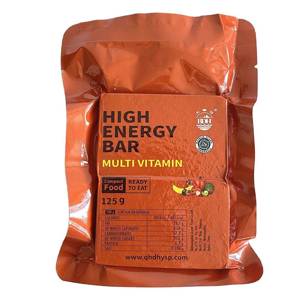 High Energy Bar Multi Vitamin & Milk Flavor Emergency Food Ration Bars