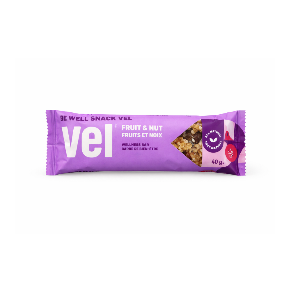 Wellness Bar 40g – Fruit & Nut | All Natural Snack Bar | Healthy Energy Bar for On-the-Go
