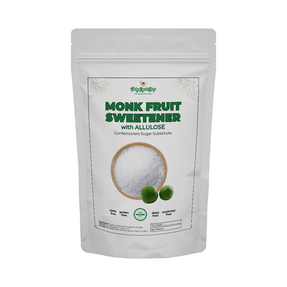 Monk Fruit Sweetener with Allulose, White Sugar Substitute