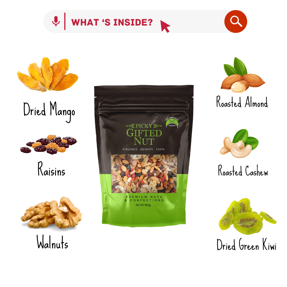 Premium Trail Mix Dried Fruits & Nuts