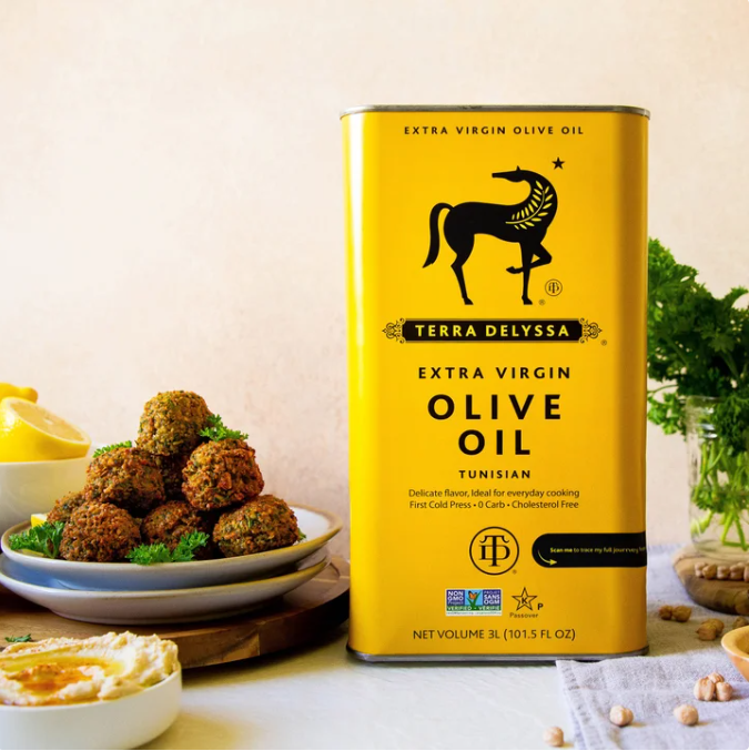 Smooth Extra Virgin Olive Oil Tin 3L | Smooth Flavor for Cooking, Frying & Salad