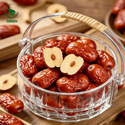 Red Jujube 500g – Premium Chinese Red Dates | Naturally Sweet Dried Fruit for Tea, Soup & Snacks