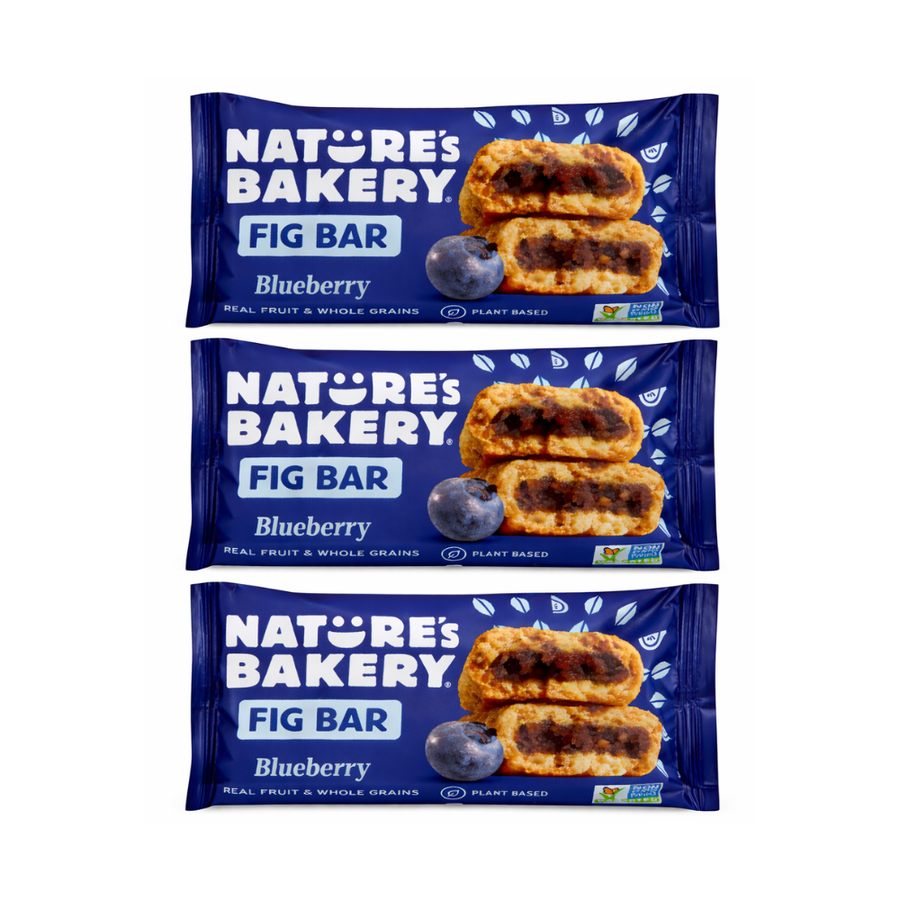 Nature’s Bakery Fig Bar Blueberry 57g – Real Fruit & Whole Grains | Energy Bar | Plant-Based Snack
