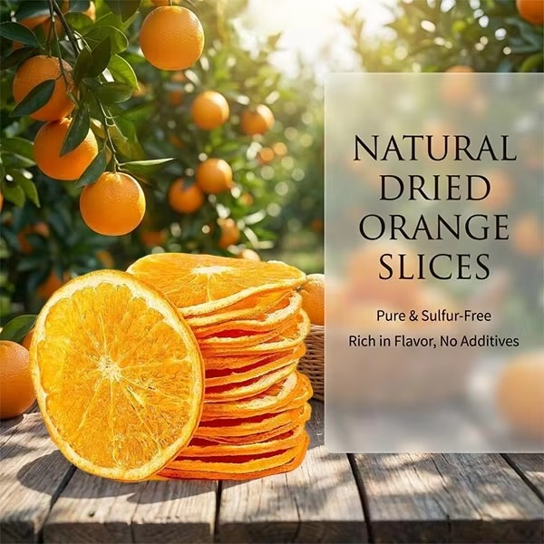 Dried Sliced Orange – Naturally Citrus Sweet & Tangy | Perfect for Tea, Drinks, Baking & Garnish