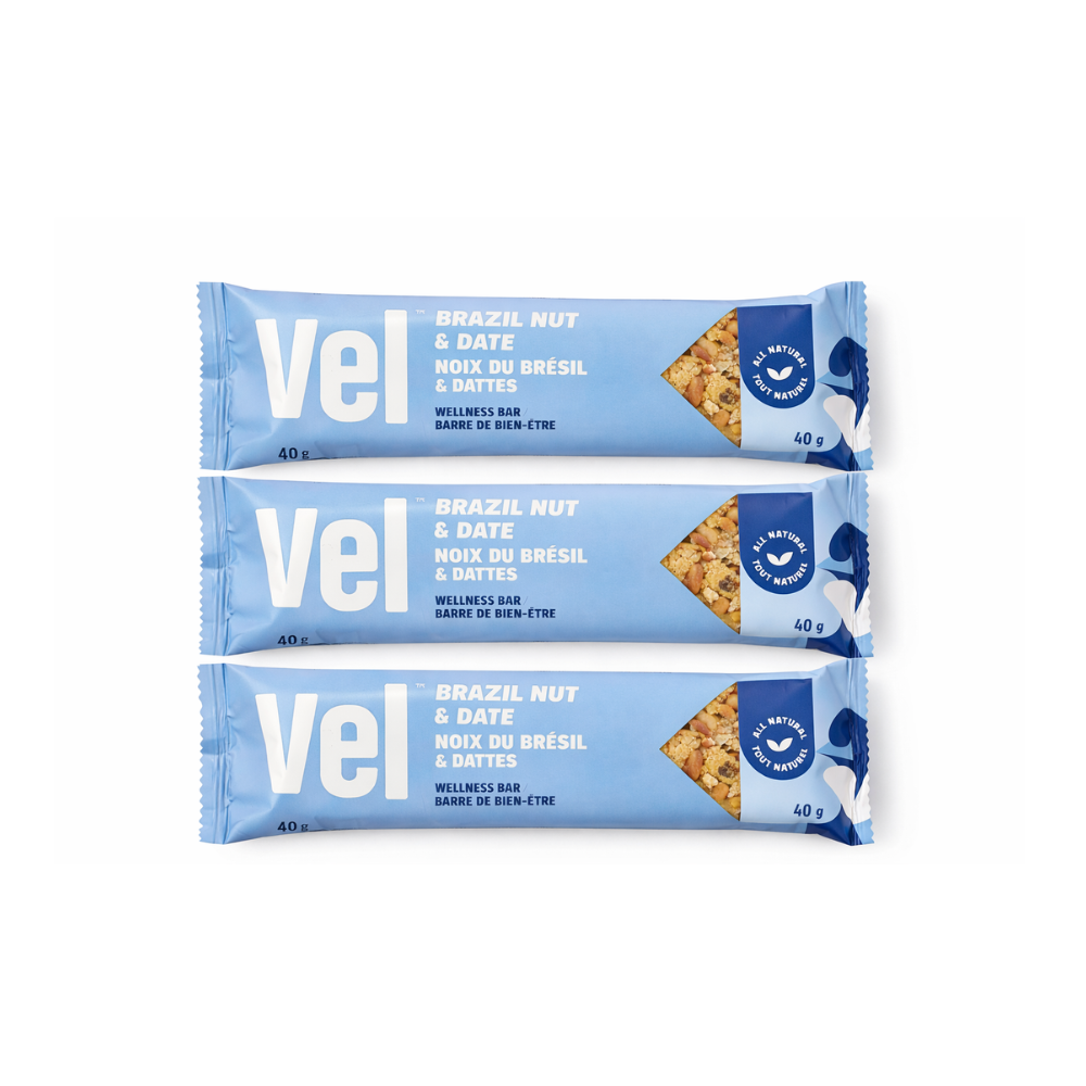 Wellness Bar 40g – Brazil Nut & Date | All Natural Snack Bar | Healthy Energy Bar for On-the-Go
