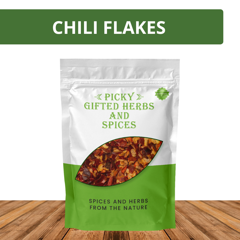 Chili Flakes 50g | Premium Crushed Red Chili | Spicy Heat & Bold Flavor | Perfect for Pizza, Pasta, Stir-Fry & Seasoning