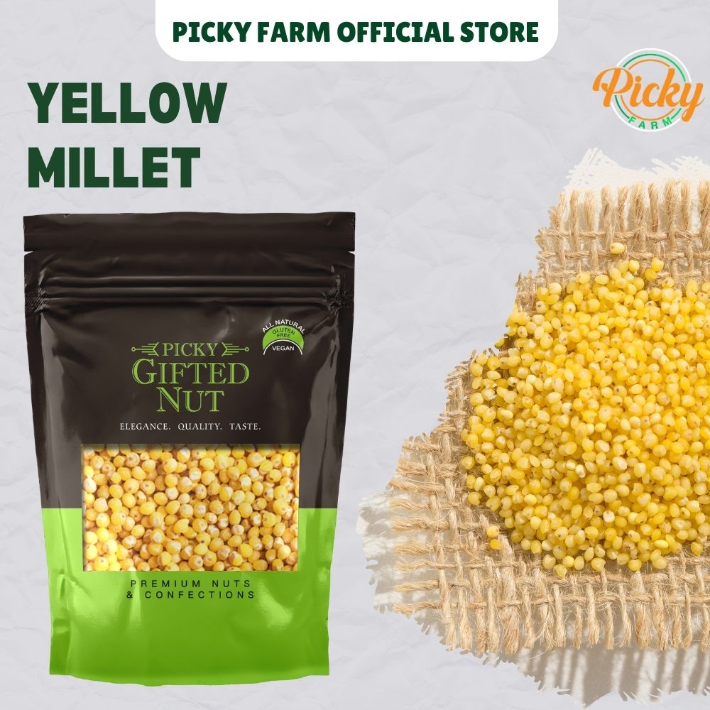 Yellow Millet, 475g — Premium Whole Grain | Perfect for Porridge, Salads & Baking