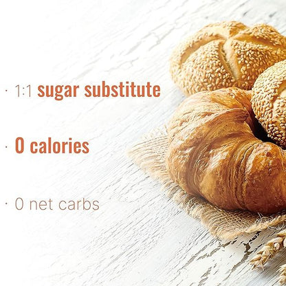 Monk Fruit Sweetener with Allulose | Balanced Sweet Taste | Easy to Dissolve | Ideal for Drinks & Baking