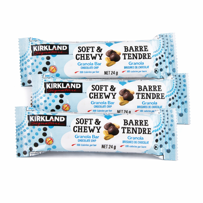 Kirkland Signature Soft & Chewy Granola Bar 24g – Chocolate Chip | Energy & Protein Bar
