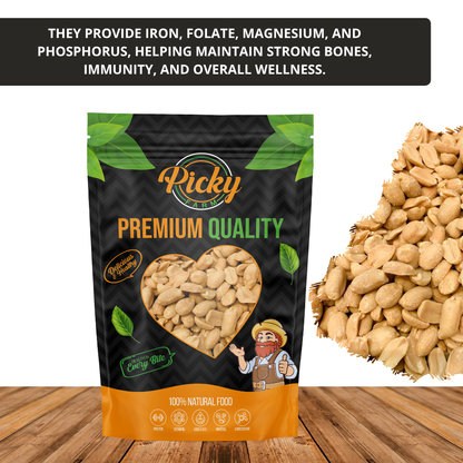Roasted Peanut | Premium Crunchy Peanuts | Lightly Roasted 150g / 200g / 500g
