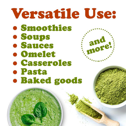 Spinach Powder | Natural Green Color | Fine Texture | Perfect for Drinks & Cooking