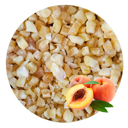 Diced Dried Peaches - Ready-to-Eat, Perfect for Snack, Cereal, Desserts, and Yogurt Toppings | 150g - 500g