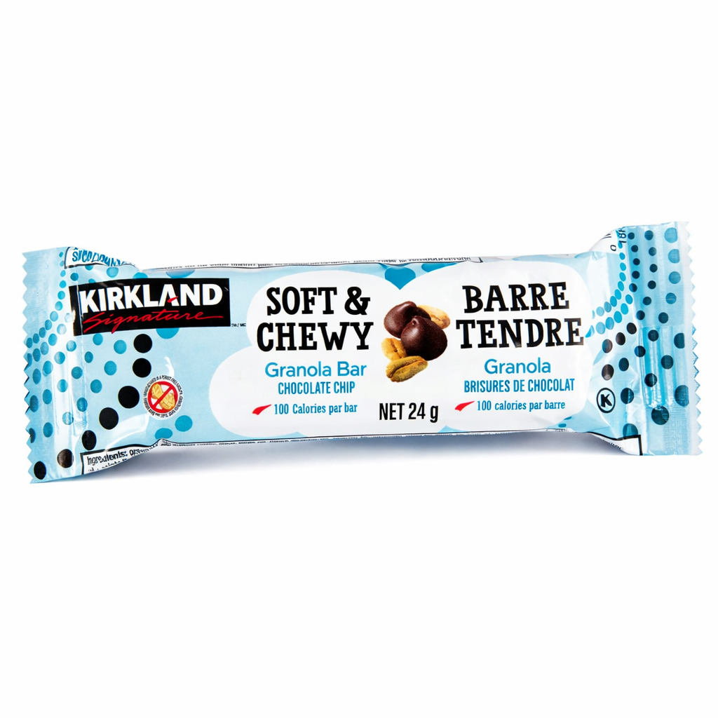 Kirkland Signature Soft & Chewy Granola Bar 24g – Chocolate Chip | Energy & Protein Bar