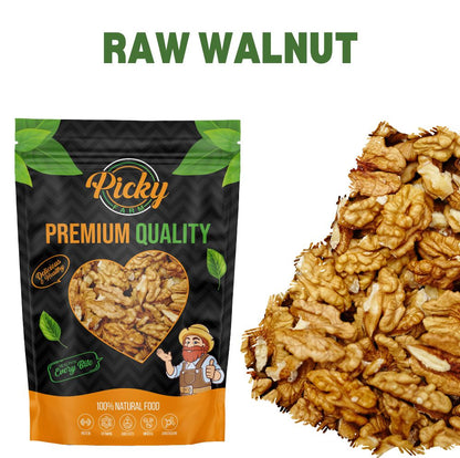 Raw Walnut | Premium Walnut Kernels | Protein & Fiber | Healthy Snack & Baking Ingredient | 200g / 500g / 1kg