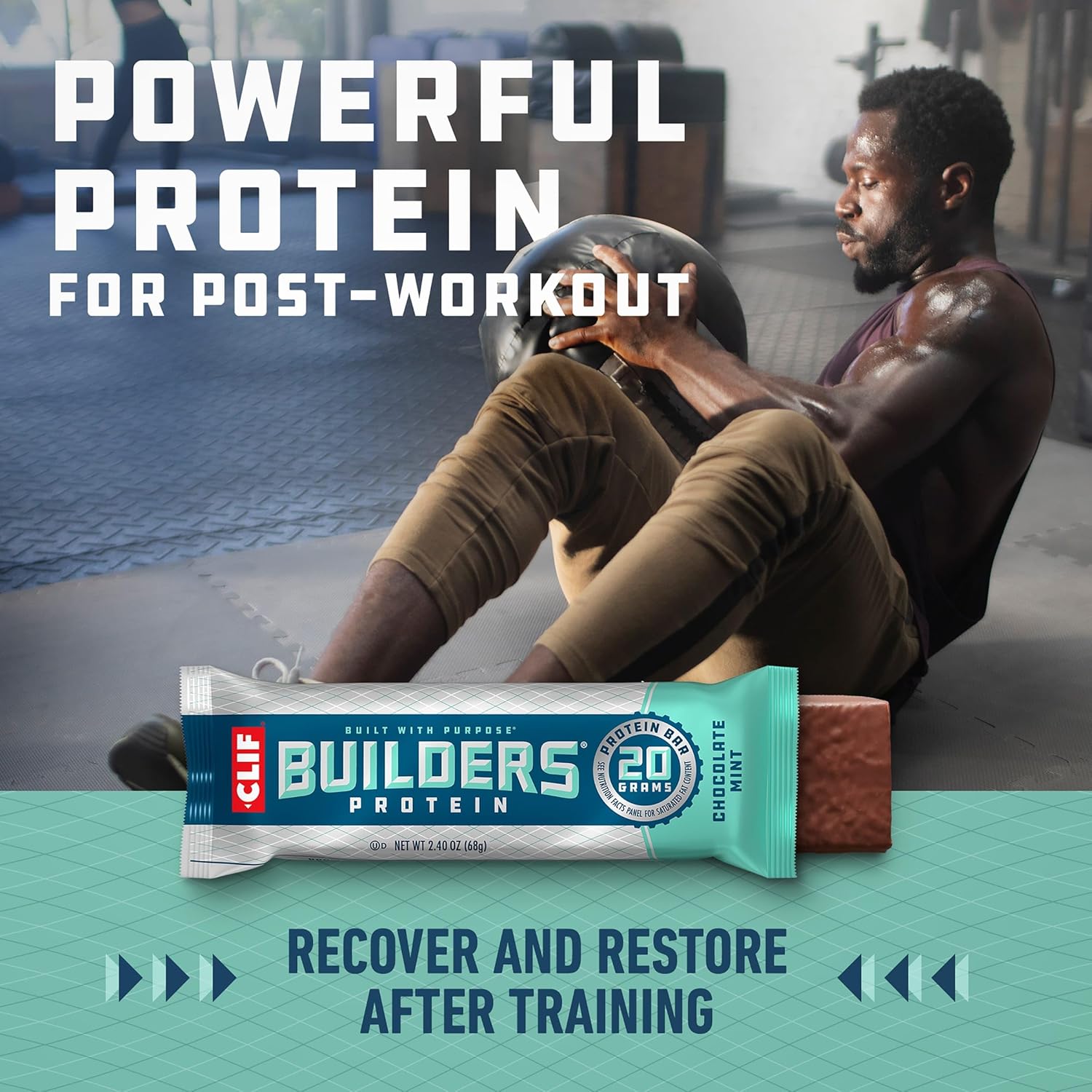 Builders Protein Bar 68g – Chocolate Mint Flavor | High Protein Energy Bar | 1pcs - 2pcs