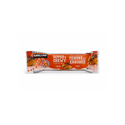 Kirkland Signature Dipped & Chewy Granola Bar 31g – Caramel Flavor | Energy / Protein Bar