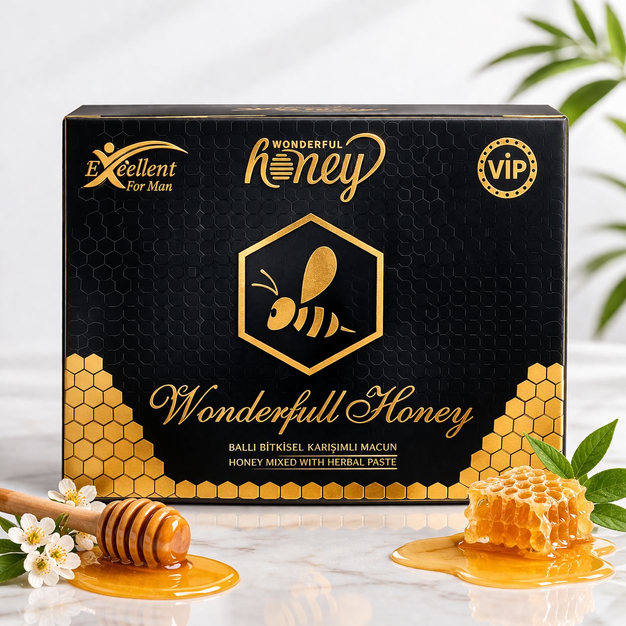 Miracle Honey Excellent for Men (15g x 12 sachet )