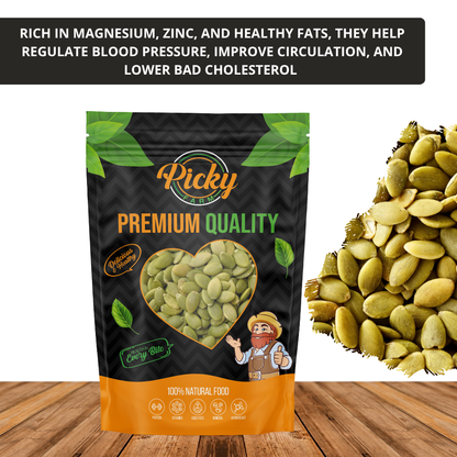 Roasted Pumpkin Seeds | Premium Crunchy Pepitas | Lightly Roasted | Healthy Snack