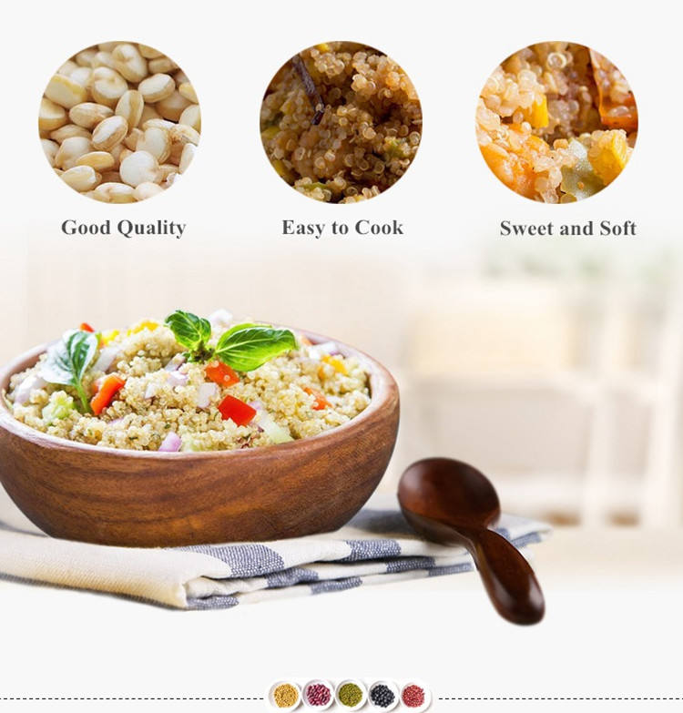 Tricolor Quinoa, 435g  Premium Blend of White, Red & Black Quinoa for Salads, Bowls & Baking