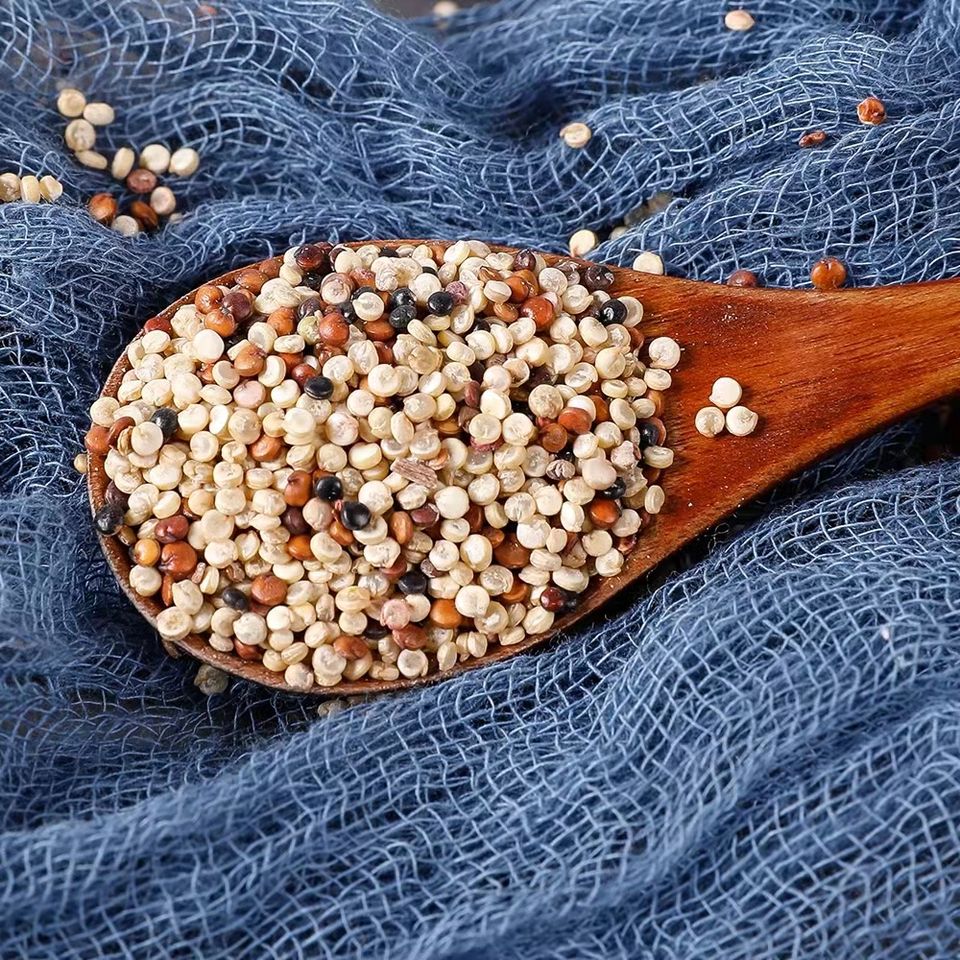 Tricolor Quinoa, 435g  Premium Blend of White, Red & Black Quinoa for Salads, Bowls & Baking