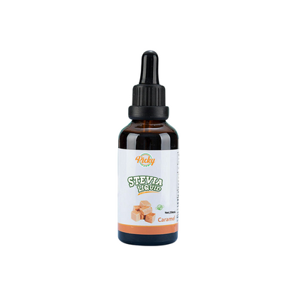 Stevia Sweetener, Caramel Flavored Stevia Drops, 30ml - Natural Liquid Sweetener with Zero Calories