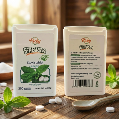 Stevia Tablets 300pcs – Zero Calorie Sweetener | Sugar Alternative for Coffee, Tea & Drinks