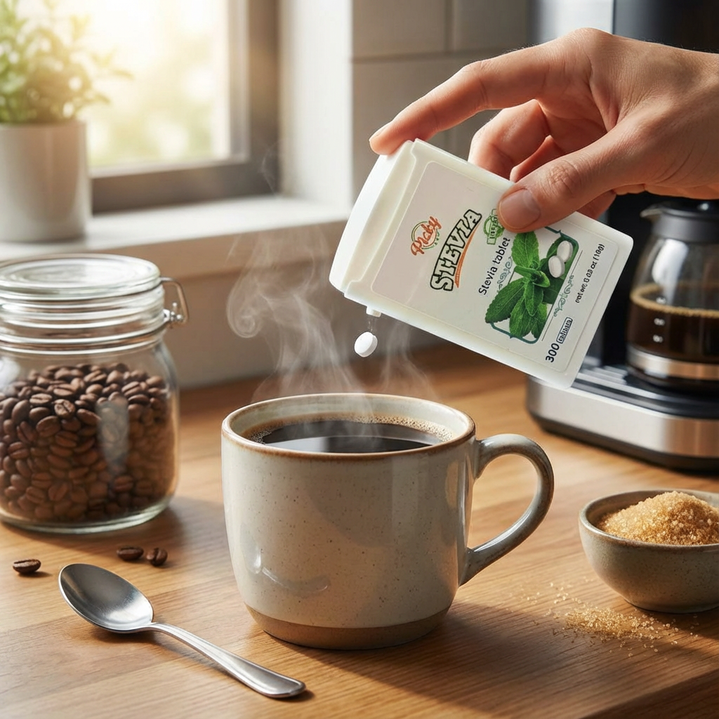 Stevia Tablets 300pcs – Zero Calorie Sweetener | Sugar Alternative for Coffee, Tea & Drinks