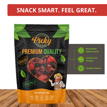 Berrylicious Trail Mix (Strawberries, Cherry, Blueberries, Cranberries, Goji Berries) | 250g / 500g