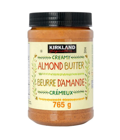 Kirkland Signature Creamy Almond Butter 765g – Premium Almond Spread