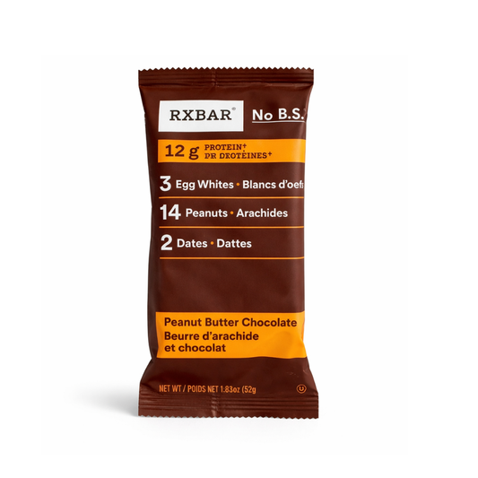 RXBAR Protein Bar 52g – Peanut Butter Chocolate | Clean Ingredient Protein Snack