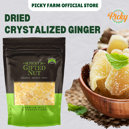 Sliced Dried Ginger | Premium Quality | Snack, Tea & Baking Ingredient | 150g - 1kg