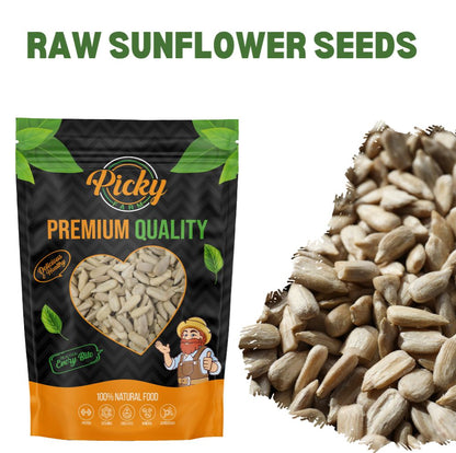 Raw Sunflower Seed Kernel | Premium Sunflower Seeds | Healthy Snack & Baking Ingredient | 150g / 200g / 500g / 1kg