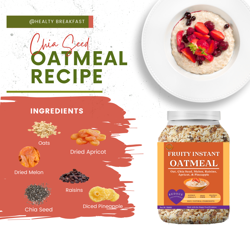 Fruity Instant Oatmeal 500g