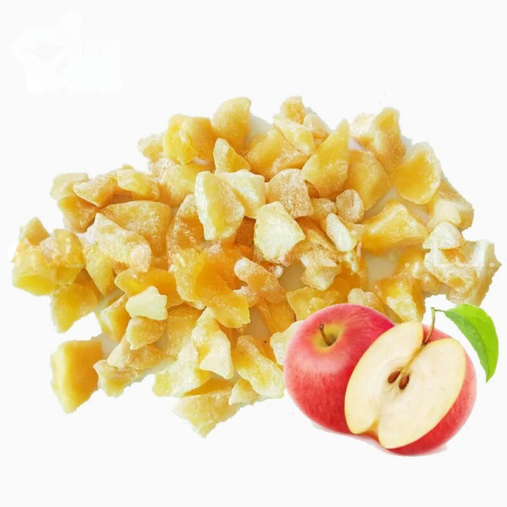 Diced Dried Apple Bites - Ready-to-Eat, Perfect for Smoothies, Snacks, and Toppings, 150g & 500g