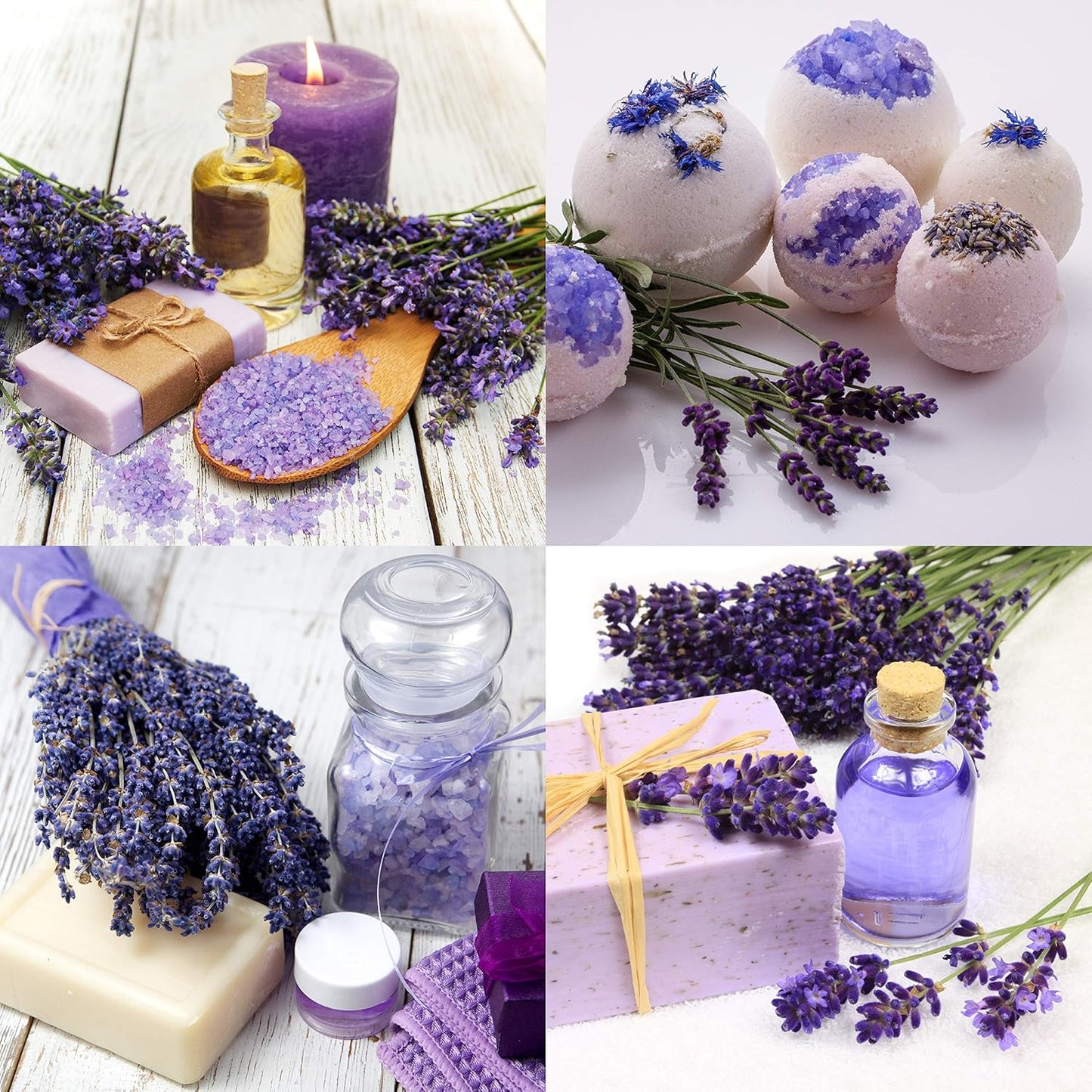 Lavender Tea — Premium Dried Lavender Flowers, Caffeine-Free Herbal Tea for Relaxation & Sleep