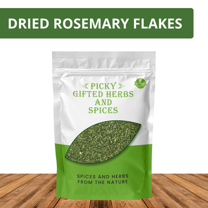 Dried Rosemary Flakes 50g | Premium Aromatic Rosemary Herb | Perfect for Pasta, Chicken, Stews, Baking & Seasoning