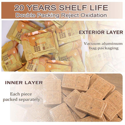 High Energy Bar – Honey Butter Flavor | Ideal for Camping, Survival & Travel
