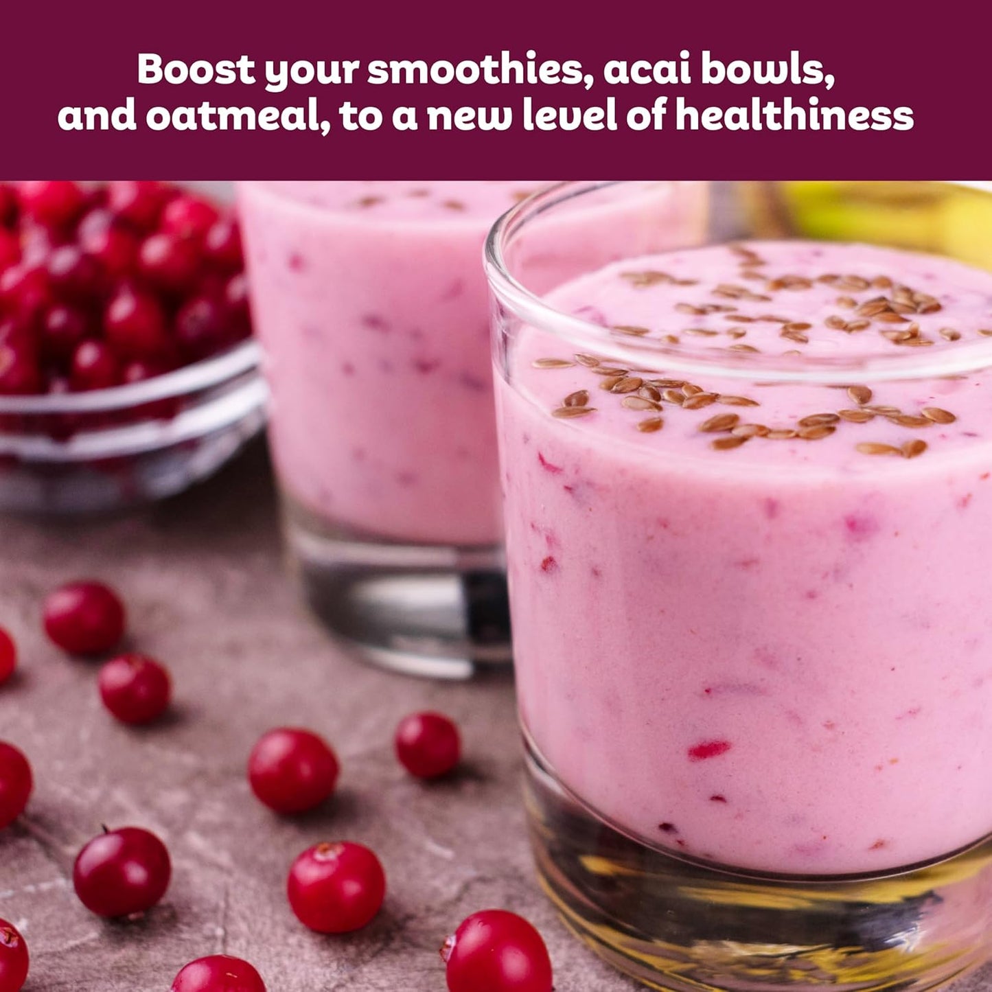 Brown Flax Seeds, 250g to 1kg | Premium Quality, High in Fiber, Omega-3, and Protein for Baking, Smoothies & Salads